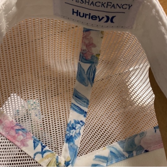 Hurleyx LoveShackFancy snapback white Aloha print RARE Hat. - Picture 9 of 9